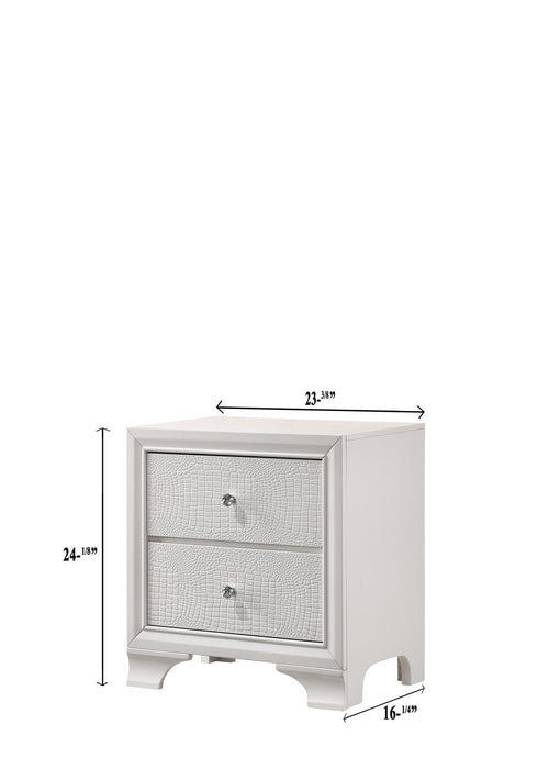 Lyssa - Nightstand - White