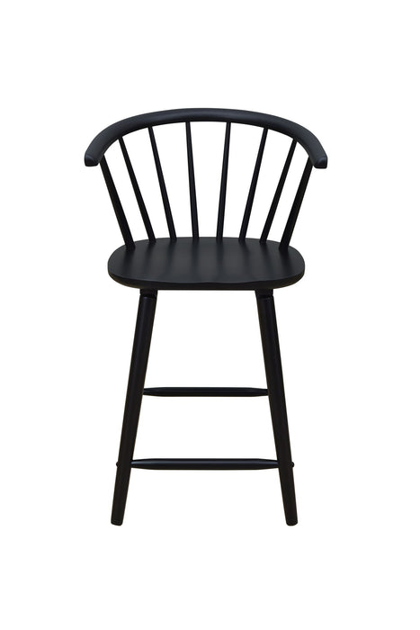 Janna - Counter Height Stool (Set of 2) - Black