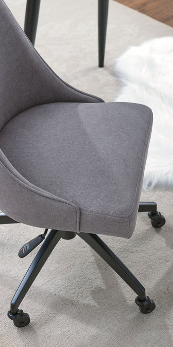 Kinsley - Desk And Chair - Dark Gray
