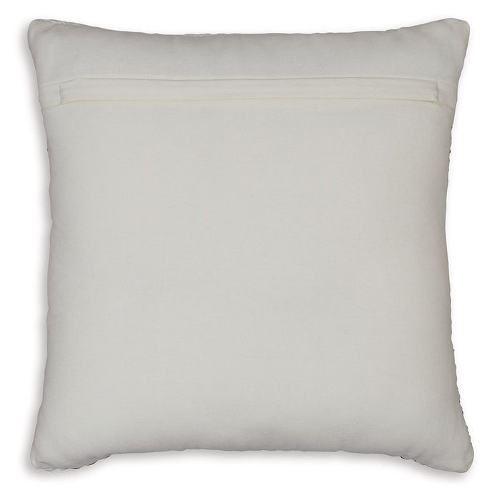 Nashlin - Pillow (Set of 4) - White / Rust