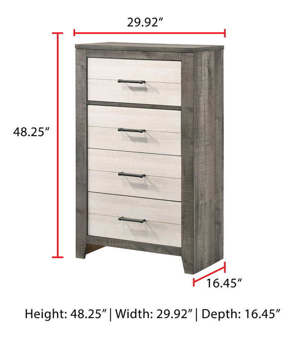 Rhett - Chest - Chalk / Gray