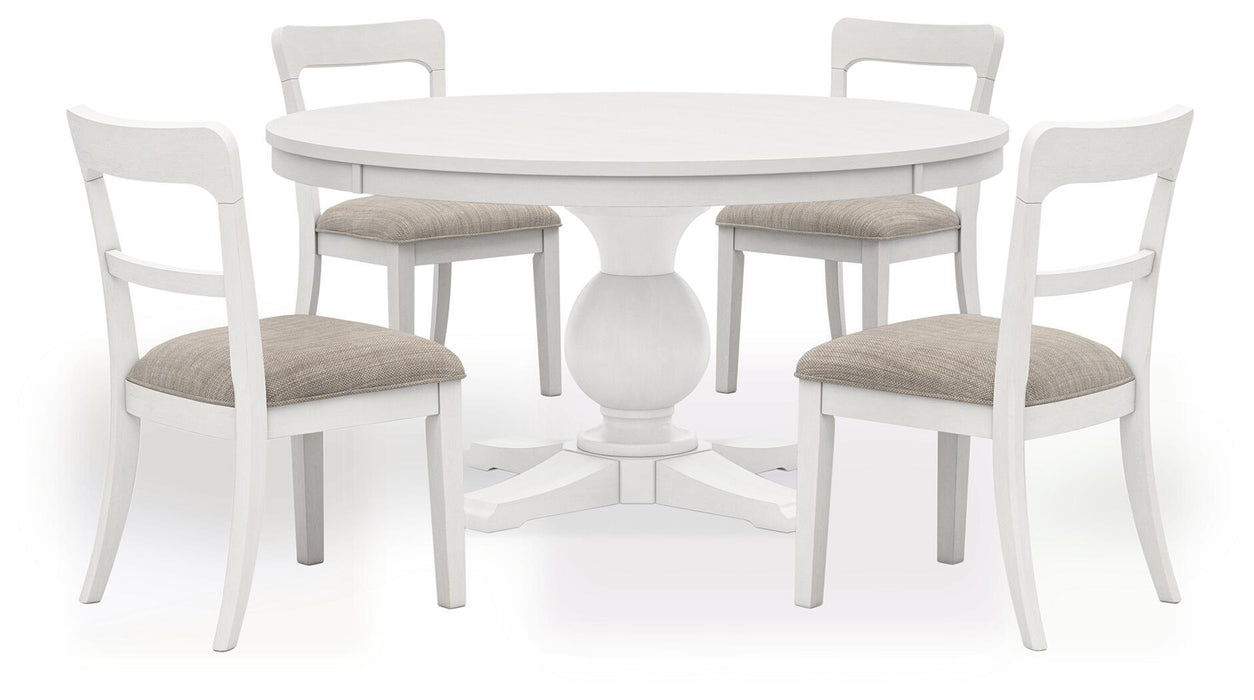 Greddinton - Round Dining Table Set