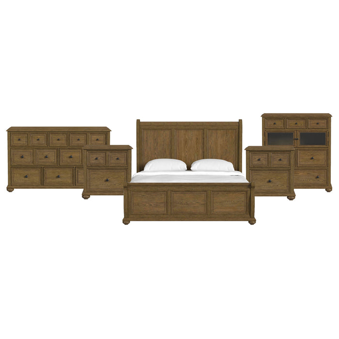 Heritage - Sleigh Bedroom Set - Black
