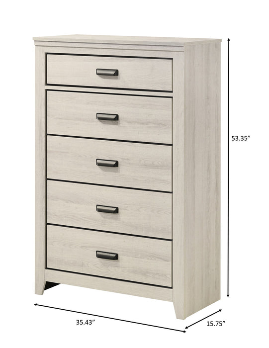 Carter - Chest - White