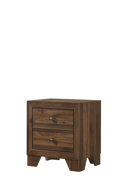 Millie - Nightstand - Brown Cherry