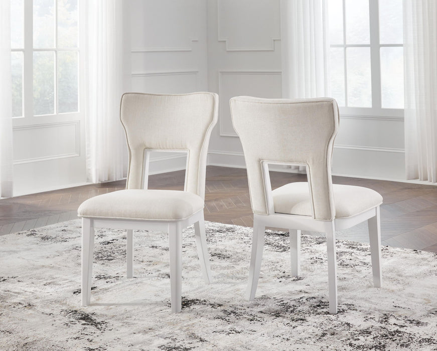 Chalanna - Dining Upholstered Side Chair (Set of 2) - White