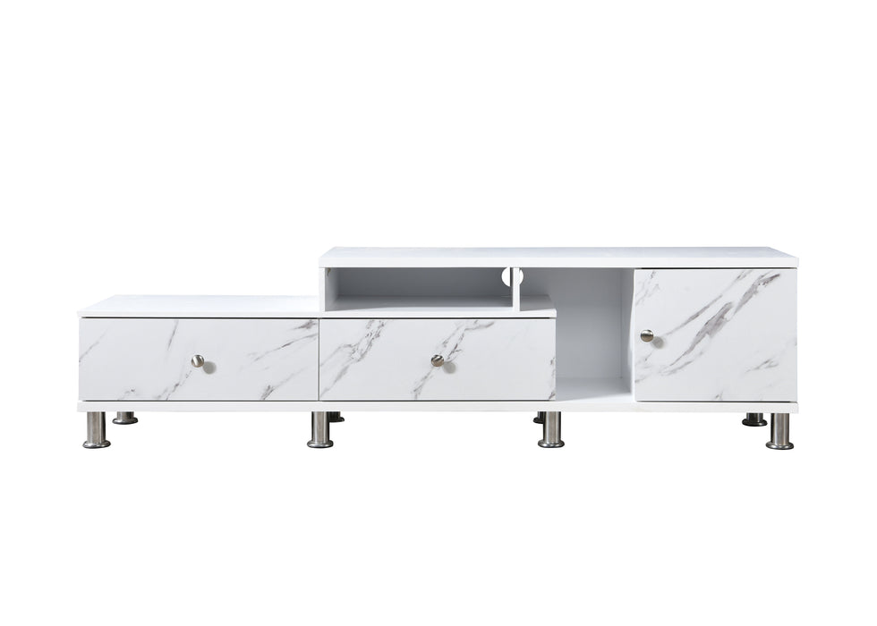Tessa - TV Stand - White