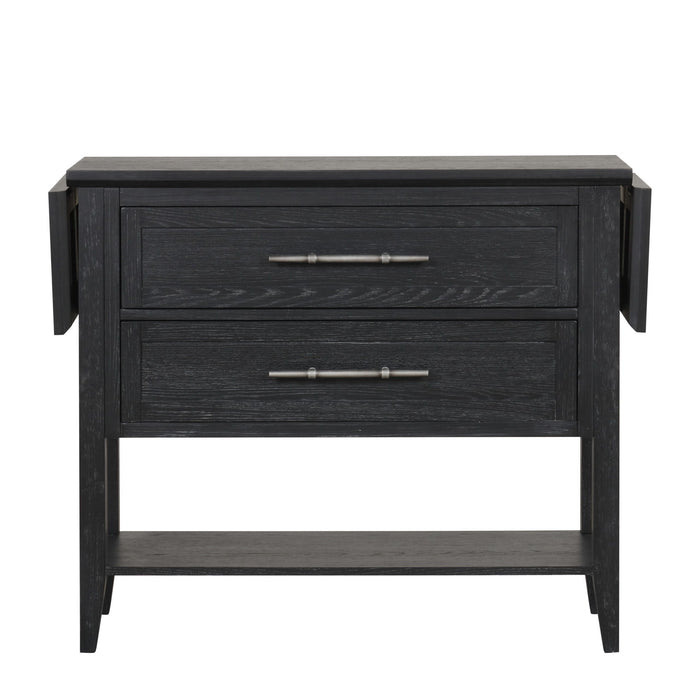 Sable Crest - Drop Leaf Server - Black