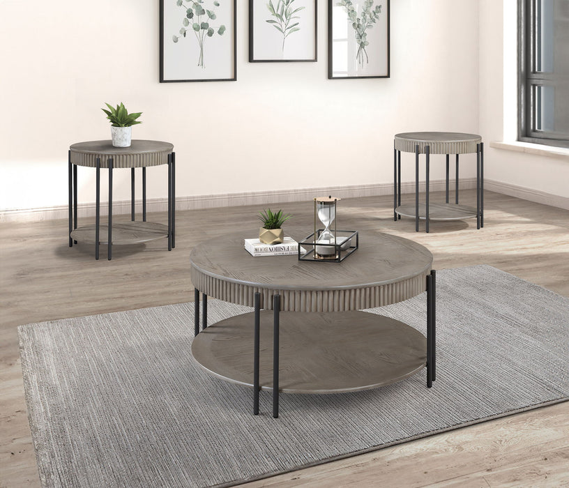 Providence - Table Set (Coffee & 2 End Tables) - Light Brown