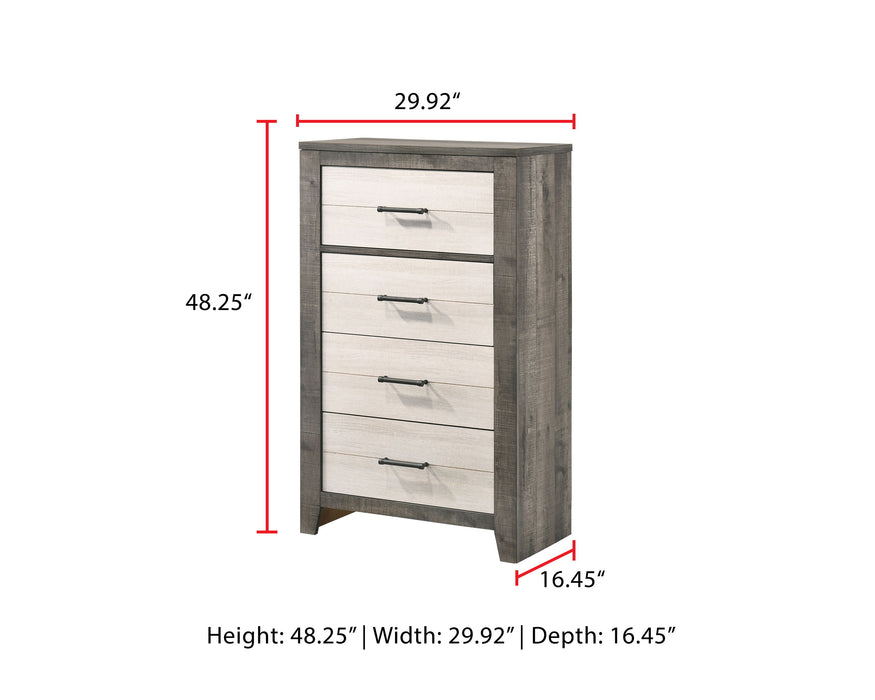 Rhett - Chest - Chalk / Gray